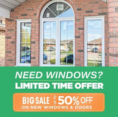 NEED WINDOWS? LIMITED TIME OFFER